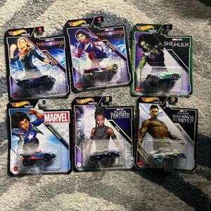 Marvel Character Cars Set